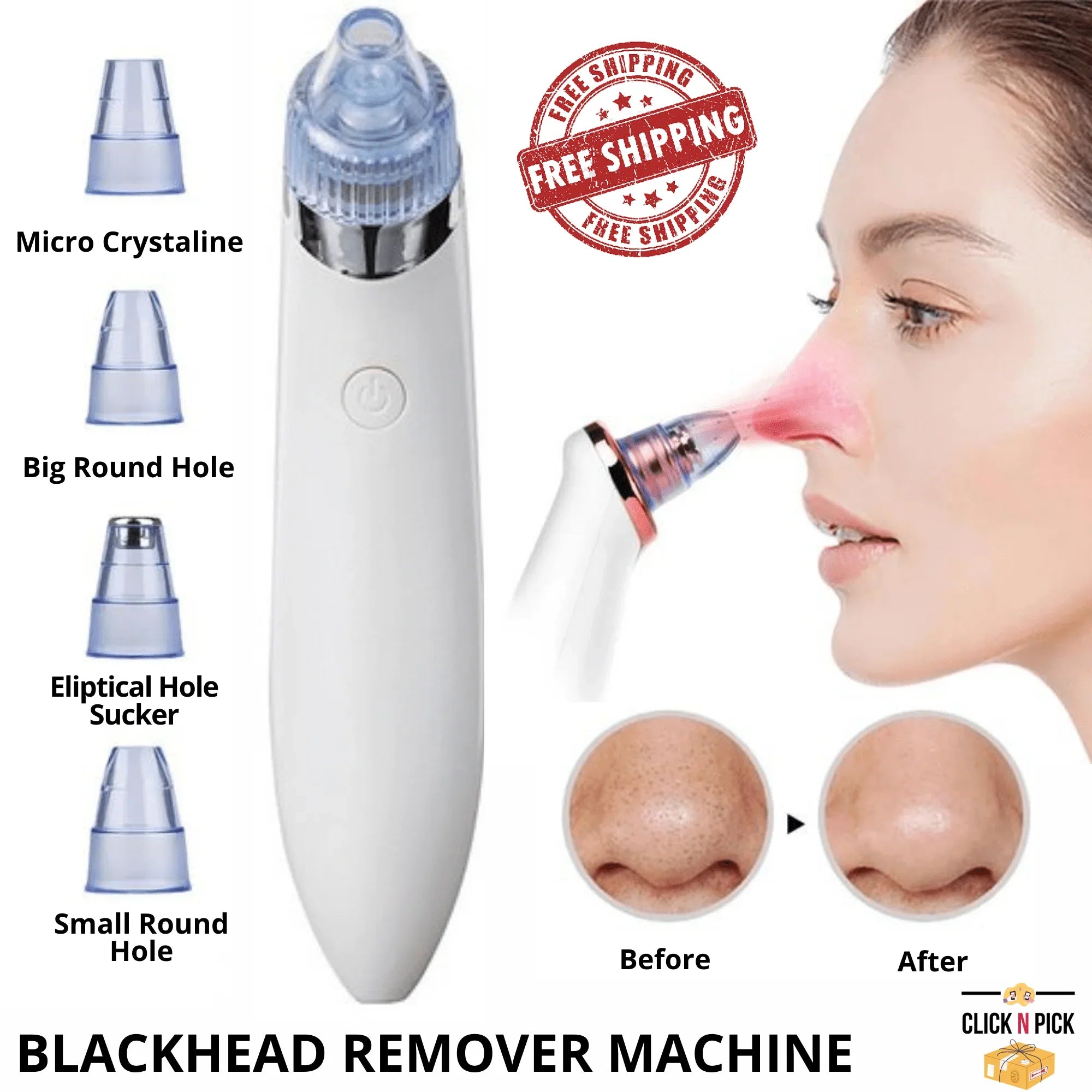 Electric Blackhead Remover Diamond Machine Blackhead Removal Professional Facial Deep Cleasing Device Home Use Facial Skin Care